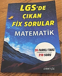 Lgs de çıkan fix matematik soruları